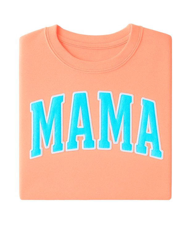 Mama Neon Coral Tee