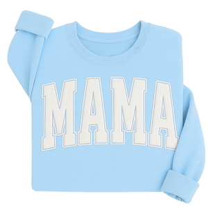 Mama Light Blue Crewneck