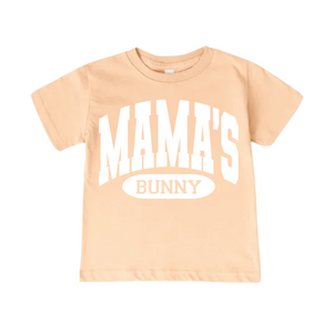 Mama's Bunny Tee- Peach