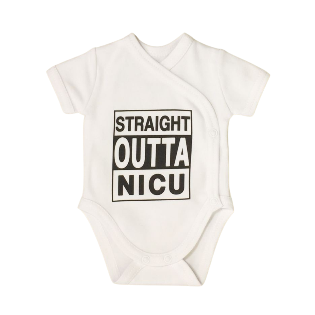 Preemie Onesie- Straight Outta NICU - Main Image