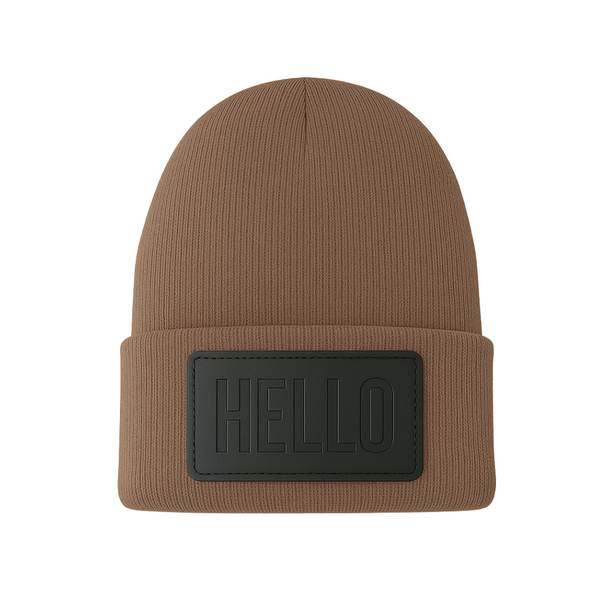 Hello Beanie - Chestnut
