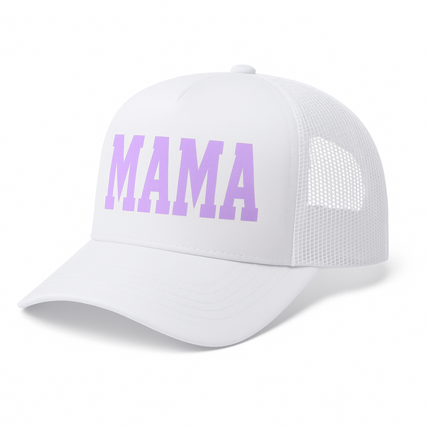 Mama Foam Trucker Hat- Lavender