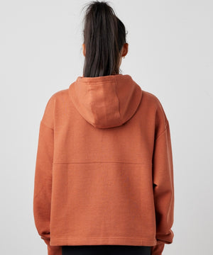 Custom Boxy Quarter Zip Sweatshirt- Harvest