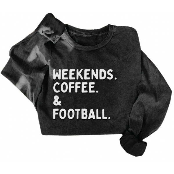 Football Long Sleeve- Black