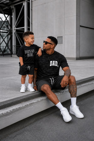Dad Black Camo Tee *FLASH SALE*