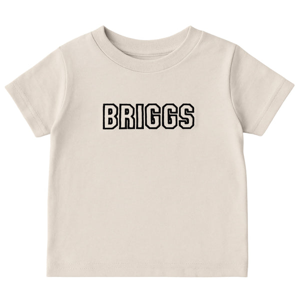 Personalized Name Tee- Heather Dust