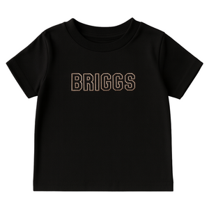 Personalized Name Tee- Black