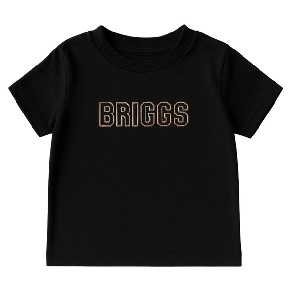 Personalized Name Tee- Black