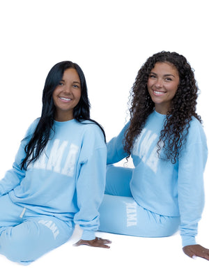 Mama Light Blue Crewneck