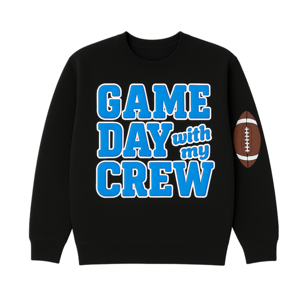 Game Day With My Crew Kid Crewneck