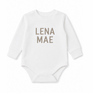 Personalized Newborn Name Outfit