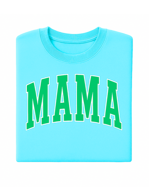 Mama Neon Mint Tee