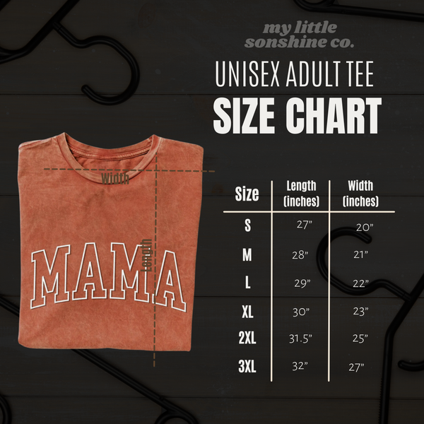 Mama Tee - Distressed Pumpkin