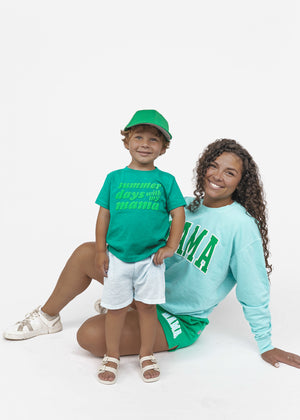 Green Mama Sweat Shorts