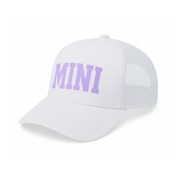 Mini Foam Trucker Hat- Lavender