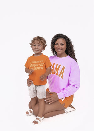 Orange Mama Sweat Shorts