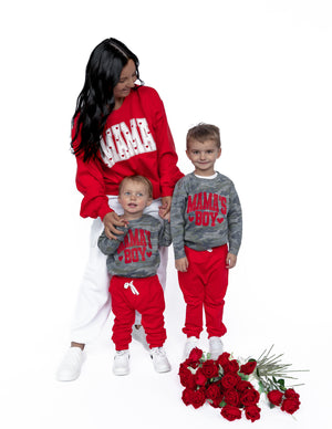 Mama’s Boy Camo Crewneck