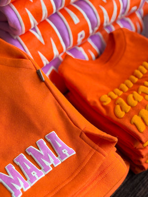 Orange Mama Sweat Shorts