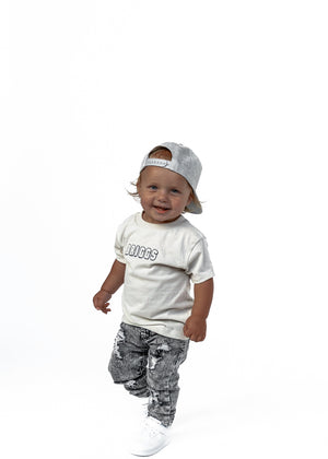Personalized Name Tee- Heather Dust