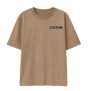 Custom Oversized Tee- Camel