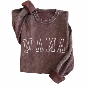Mama Corded Thermal- Maroon