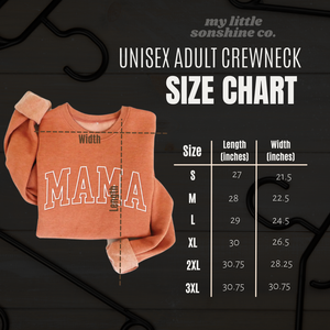 Mama Puff Letter Crewneck - Shamrock