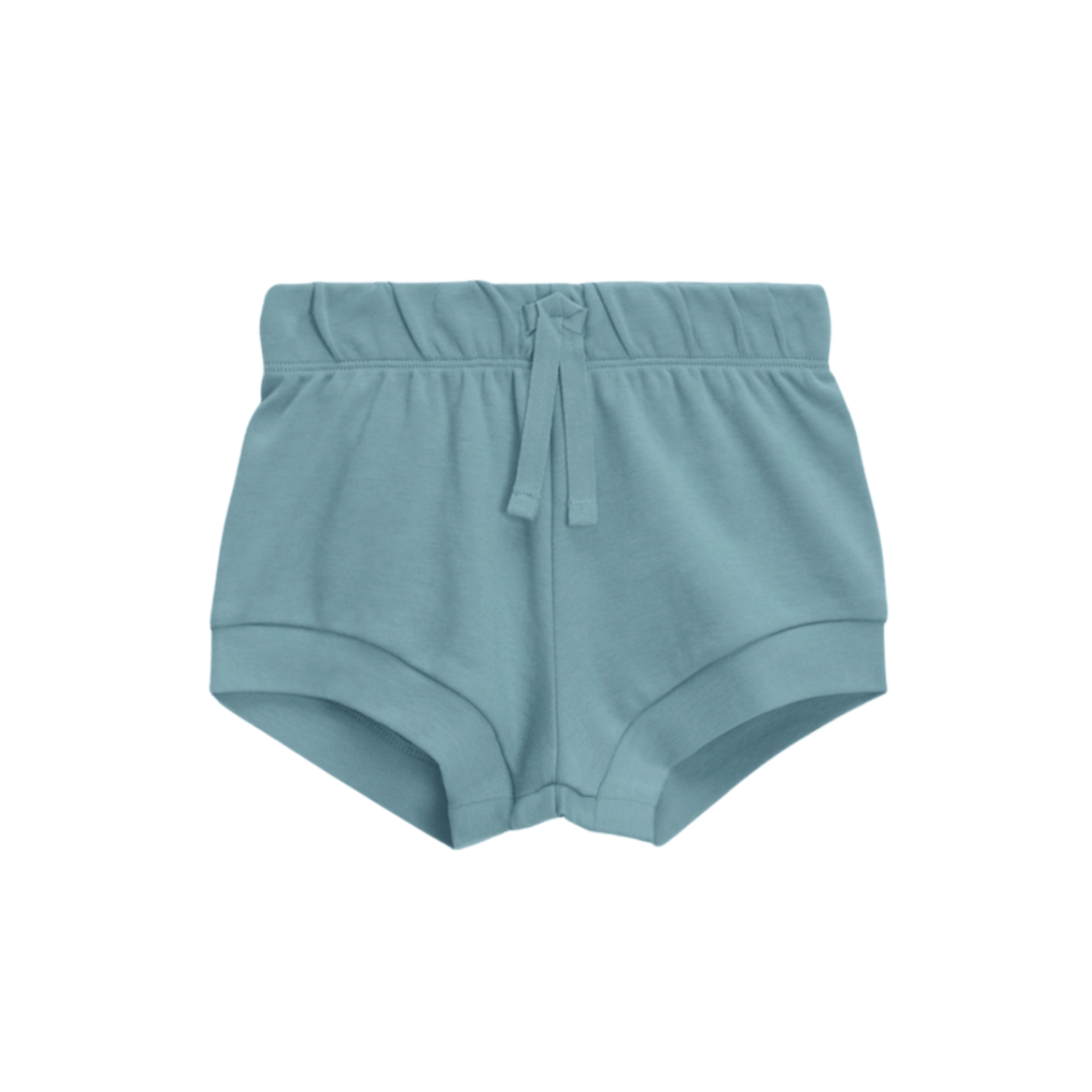 Organic Shorts- Aqua